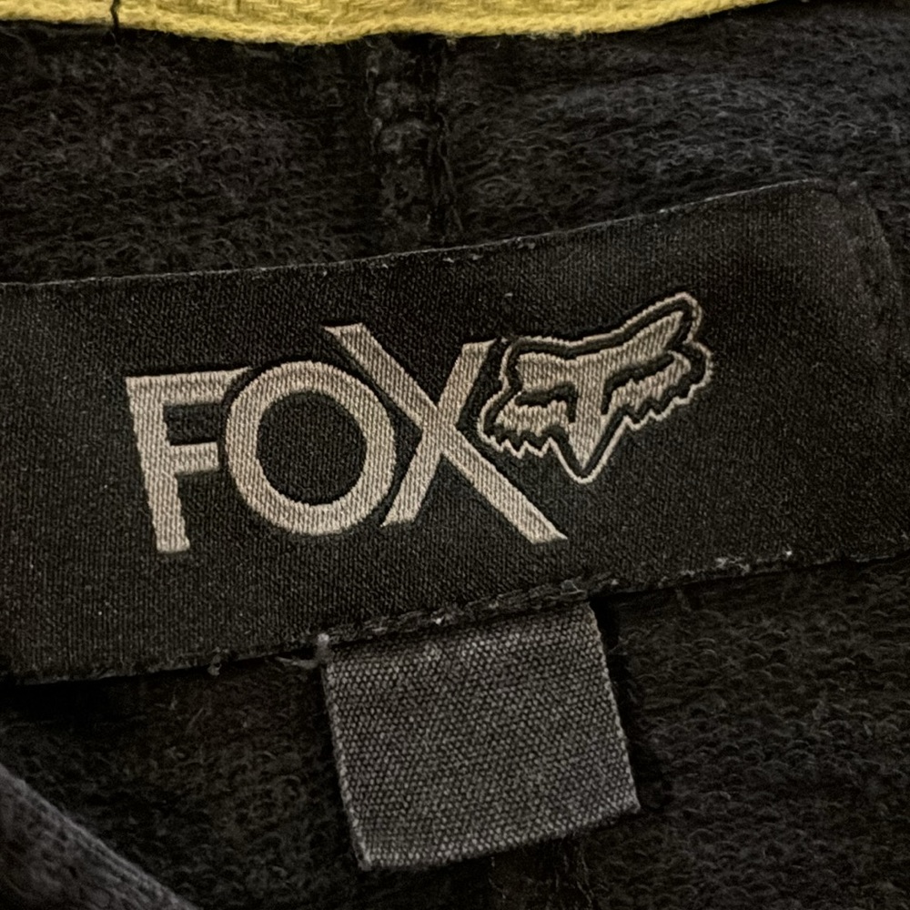 FOX Charcoal Gray zip front hoodie - Picture 8 of 9
